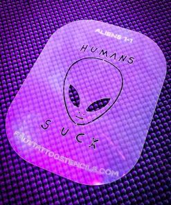 Faux Tattoo Stencils | Aliens Collection | Humans Suck