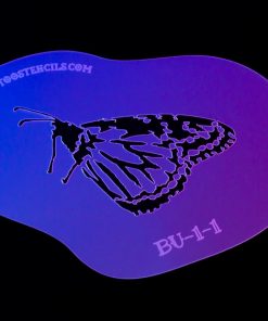 FTS Monarch Butterfly No. 1 Airbrush Tattoo Stencil