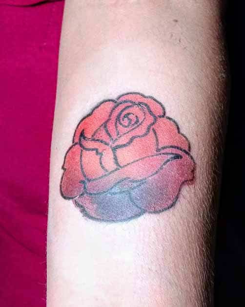 Faux Tattoo Stencils Roses ROS SET A