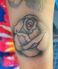 Faux Tattoo Stencils Roses ROS SET B