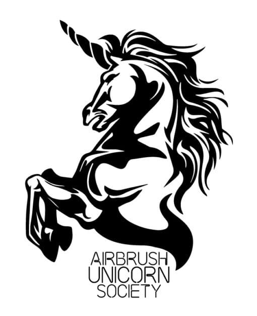 airbrush unicorn society logo 628x772